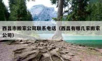 西昌市搬家公司联系电话（西昌有哪几家搬家公司）