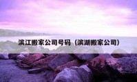 滨江搬家公司号码（滨湖搬家公司）