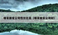 哪家搬家公司性价比高（哪家搬家公司好）