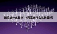 搬家送什么礼物?（搬家送什么礼物最好）