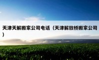 天津天解搬家公司电话（天津解放桥搬家公司）