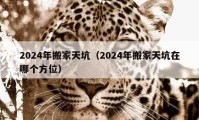 2024年搬家天坑（2024年搬家天坑在哪个方位）