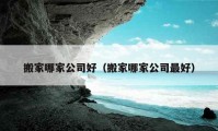 搬家哪家公司好（搬家哪家公司最好）