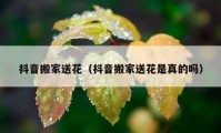 抖音搬家送花（抖音搬家送花是真的吗）