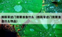 搬新家进门需要准备什么（搬新家进门需要准备什么物品）