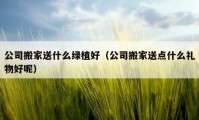 公司搬家送什么绿植好（公司搬家送点什么礼物好呢）