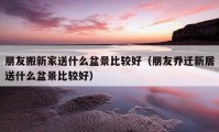 朋友搬新家送什么盆景比较好（朋友乔迁新居送什么盆景比较好）