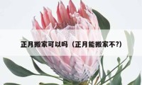 正月搬家可以吗（正月能搬家不?）