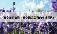 西宁搬家公司（西宁搬家公司的电话号码）