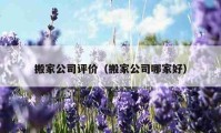 搬家公司评价（搬家公司哪家好）