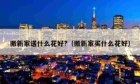 搬新家送什么花好?（搬新家买什么花好）