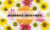 搬家袋哪里有卖（搬家袋子哪里买）