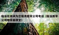 临淄区真诚为您服务搬家公司电话（临淄搬家公司哪家最便宜）