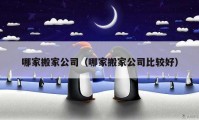 哪家搬家公司（哪家搬家公司比较好）