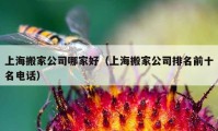 上海搬家公司哪家好（上海搬家公司排名前十名电话）