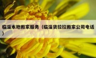 临淄本地搬家服务（临淄货拉拉搬家公司电话）