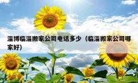 淄博临淄搬家公司电话多少（临淄搬家公司哪家好）