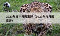 2023年哪个月搬家好（2023年几月搬家好）