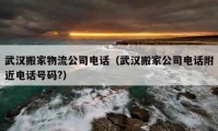 武汉搬家物流公司电话（武汉搬家公司电话附近电话号码?）