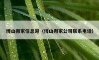 博山搬家信息港（博山搬家公司联系电话）