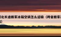 河北长途搬家冰箱空调怎么运输（跨省搬家冰箱）