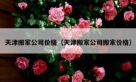 天津搬家公司价格（天津搬家公司搬家价格）