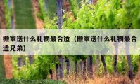 搬家送什么礼物最合适（搬家送什么礼物最合适兄弟）