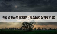 青岛搬家公司哪家好（青岛搬家公司哪家最）