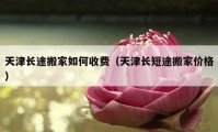 天津长途搬家如何收费（天津长短途搬家价格）