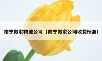 南宁搬家物流公司（南宁搬家公司收费标准）