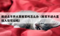 搬进去不开火算搬家吗怎么办（搬家不进火直接入住可以吗）