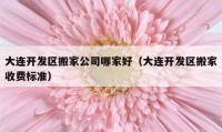 大连开发区搬家公司哪家好（大连开发区搬家收费标准）