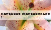 威海搬家公司靠谱（威海搬家公司是怎么收费）